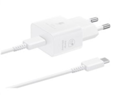 Obrázek Samsung síťová nabíječka EP- T2510XWE + kabel USB- C, 25 W, bílá