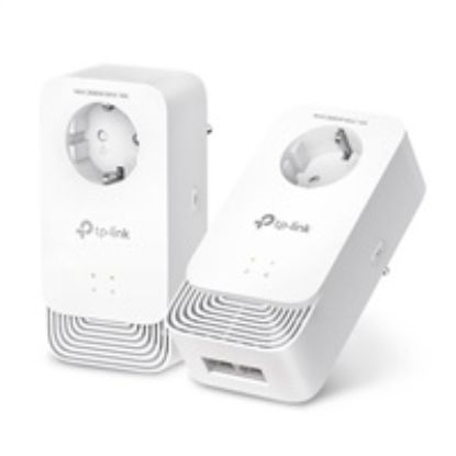 Obrázek TP- Link PG2400P KIT průchozí powerline set (G.hn2400, 2xGbE)