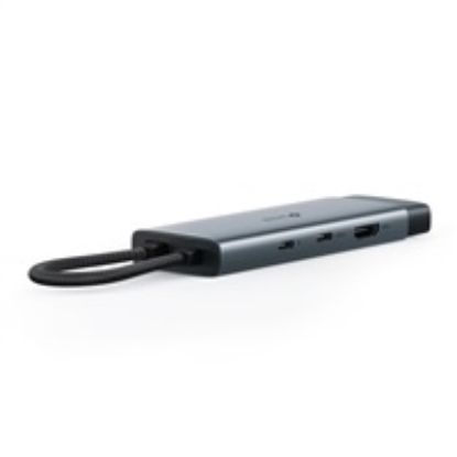 Obrázek TP- Link UH6120C USB- C hub 6v1 (2xUSB3.2Gen1, 1xUSB- C3.2Gen1, 1xGbE, 1xHDMI, PD 100 W)