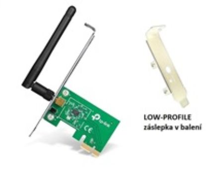 Obrázek TP- Link TL- WN781ND PCI Express adapter (N300, 2, 4GHz, PCIe)