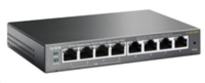 Obrázek TP- Link Easy Smart switch TL- SG108PE (8xGbE, 4xPoE+, 64 W, fanless)