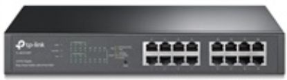 Obrázek TP- Link Easy Smart switch TL- SG1016PE (16xGbE, 8xPoE+, 150 W, fanless)