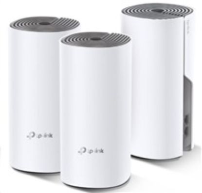 Obrázek TP- Link Deco E4(3- pack) WiFi5 Mesh (AC1200, 2, 4GHz/ 5GHz, 2 x 100Mb/ sLAN/ WAN)