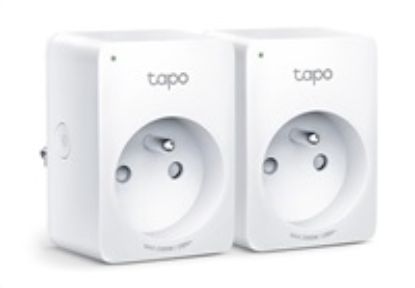 Obrázek TP- Link Tapo P100(2- pack) chytrá WiFi mini zásuvka (2300 W, 10A, 2, 4 GHz, BT)
