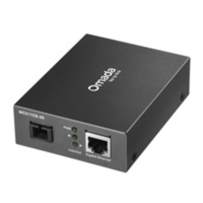 Obrázek TP- Link OMADA MC211CS- 20 WDM media konvertor (1xGbE, 1x simplex SC/ UPC, SM, 1550/ 1310nm, 20km)