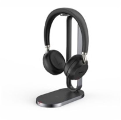 Obrázek Yealink BH72 Bluetooth černá náhlavní soupravou na obě uši se stojanem USB- C