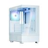 Obrázek ZALMAN case P10, Mini Tower, mATX, 1xUSB 3.0, 1xUSB- C, 1x 120mm ARGB Fan, bílá