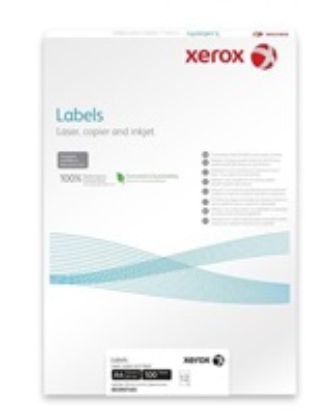 Obrázek Xerox Papír samolepící štítky - Labels 16UP 105 x 37 (100 listů, A4)