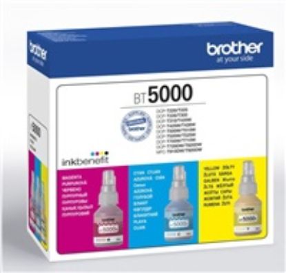 Obrázek BROTHER INK BT- 5000CLVAL cyan+magenta+yellow T3xx T4xx T5xx T7xx T9xx - cca 5000 - INKTANK