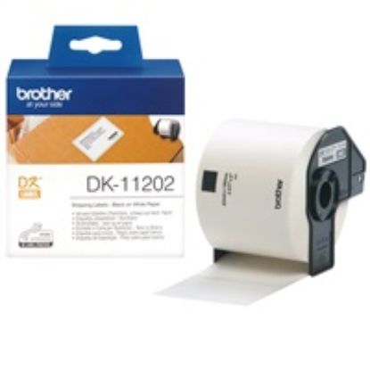 Obrázek BROTHER DK- 11202 Poštovní štítky 62 x 100mm (300 ks)