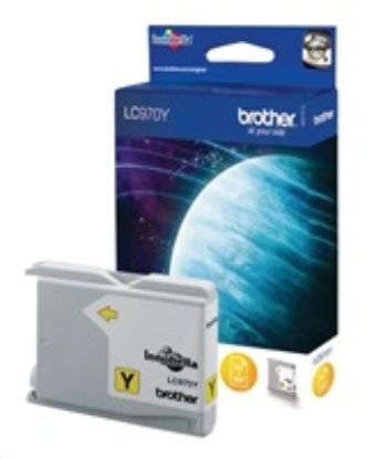 Obrázek BROTHER INK LC-970Y yellow (EW*) cca 300