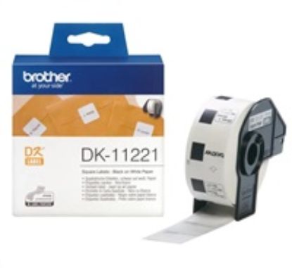 Obrázek BROTHER DK- 11221 (papírové / čtvercové, 23 x 23mm - 1000 ks)