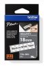 Obrázek BROTHER TZESE4 - kazeta TZ šířky 18mm, laminovaná TZE- SE4, bílá plombovací páska