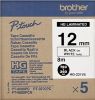 Obrázek BROTHER HGE- 231V5 Labelling Supplies, 12mm Black/ White (5 pcs Pack) High Grade Tape
