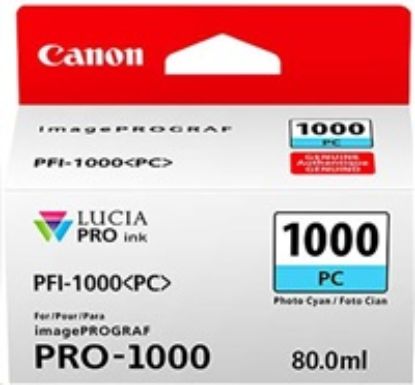 Obrázek Canon CARTRIDGE PFI- 1000PC photo azurová pro ImagePROGRAF PRO- 1000 (600 str.)