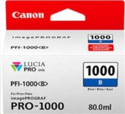 Obrázek Canon CARTRIDGE PFI- 1000B modrá pro ImagePROGRAF PRO- 1000 (545 str.)