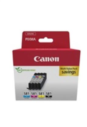 Obrázek Canon CARTRIDGE CLI- 581 C/ M/ Y/ BK MULTI SEC pro PIXMA TS615x, 625x, 635x, 815x, 915x, TR7550 (200 str.)