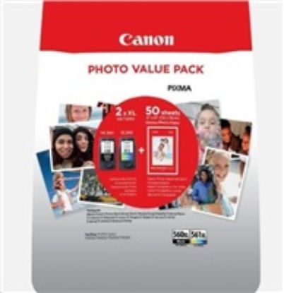 Obrázek Canon CARTRIDGE CRG PG- 560XL/ CL- 561XL PHOTO VALUE pro PIXMA TS535x, 745x (360 str.)