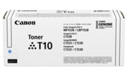Obrázek CANON TONER T10 CYAN pro i- SENSYS X C1533i, C1533iF, C1538i, C1538Fi (10 000 str.)