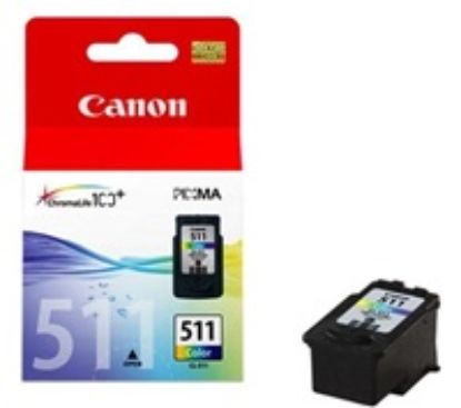 Obrázek Canon CARTRIDGE CL- 511 barevná pro PIXMA iP2700, MP2 x 0, MP49x, MX3 x 0, MX410, MX420 (245 str.)