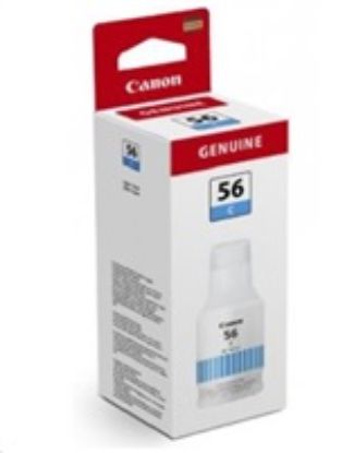Obrázek Canon BJ INK GI- 56 C EUR Cyan Ink Bottle pro Maxify GX6050/ 3050/ 5550/ 7050/ 4050/ 5050/ 6550 (15755 str.)