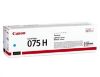 Obrázek Canon TONER 075 H Y žlutá pro i- SENSYS LBP646Cdw, LBP647Cdw, MF664Cdw, MF667Cdw (2500 str.)