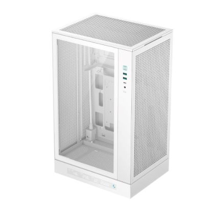 Obrázek DEEPCOOL Case CH270 PLUS, mATX, Průhledná bočnice, bílá