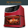 Obrázek Cosori CP158- AF PREMIUM – 5.5L horkovzdušná fritéza + 5x špíz a gril. rošt, red