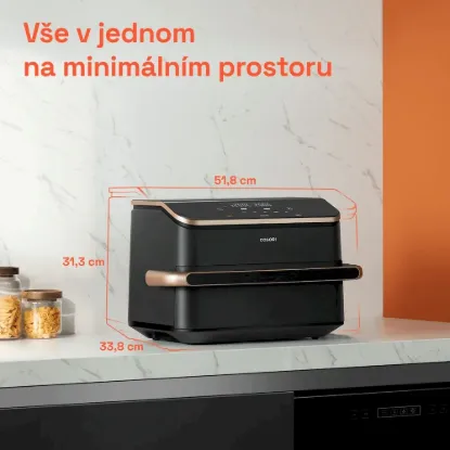 Obrázek Cosori TF101S Dual blaze TwinFry 10l hozkovzdušná fritéza