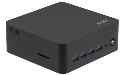 Obrázek MSI PC Cubi Z AI 8M- 008BEU, R5 8645HS, N/ A, N/ A SSD, N/ A, No OS, Black