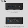 Obrázek MSI PC Cubi NUC 1MG- 244BEU, Core 3 100U, N/ A, N/ A, N/ A, No OS, Black