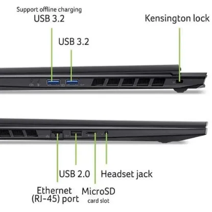 Obrázek ACER NTB Nitro 18 AI (AN18- 61- R39R), R AI 9 365, 18" WQXGA, 32 GB, 1 TB SSD, RTX 5070 Ti, Linux, Black
