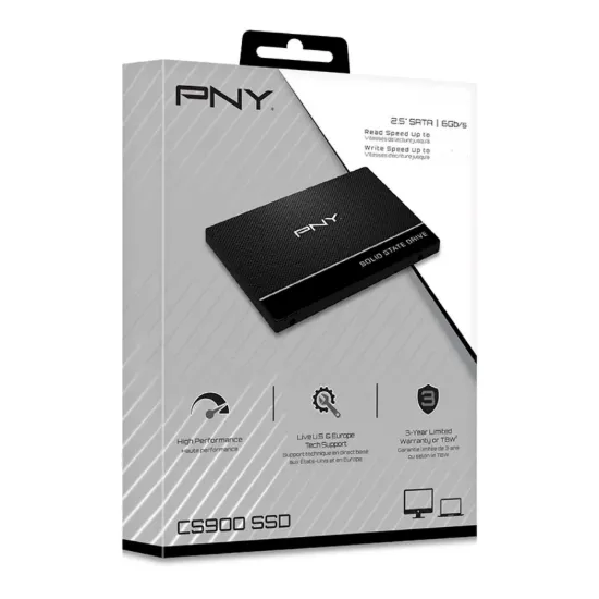 Obrázek PNY SSD CS900 500 GB, SATA III 2, 5", (R: 550 / W: 500MB/ s)