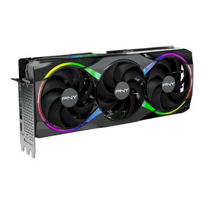 Obrázek PNY VGA Nvidia GeForce RTX 5080 16 GB ARGB OC Triple Fan, RTX 5080 OC, 16 GB GDDR7, 3xDP, 1xHDMI