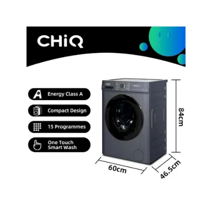 Obrázek CHiQ Parní pračka 7 kg CHiQ CW07123863AX Steam Space Pro + 12 let záruka na motor