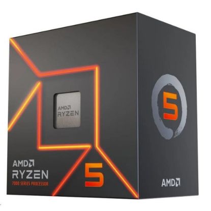 Obrázek CPU AMD RYZEN 5 7600, 6- core, 3.8GHz, 38MB cache, 65 W, socket AM5, BOX