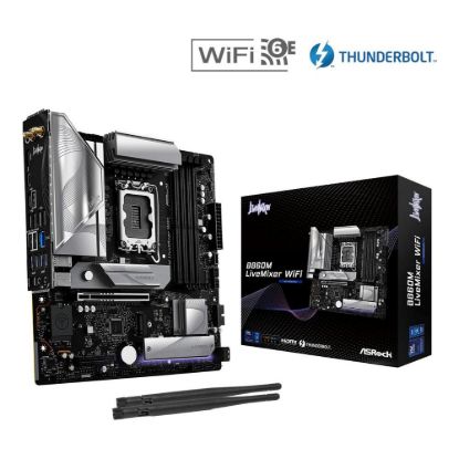 Obrázek ASRock MB Sc LGA1851 B860M LiveMixer WiFi, Intel B860, 4xDDR5, 1xThunderbolt, 1xHDMI, WiFi, mATX