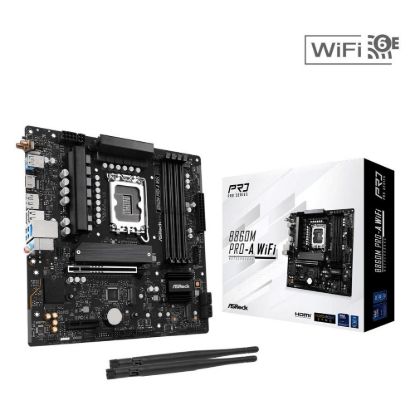 Obrázek ASRock MB Sc LGA1851 B860M Pro- A WiFi, Intel B860, 4xDDR5, 1xDP, 1xHDMI, WiFi, mATX