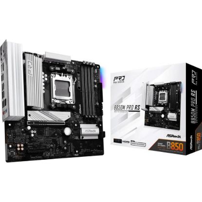 Obrázek ASRock MB Sc AM5 B850M PRO RS, AMD B850, 4xDDR5, 1xDP, 1xHDMI, mATX
