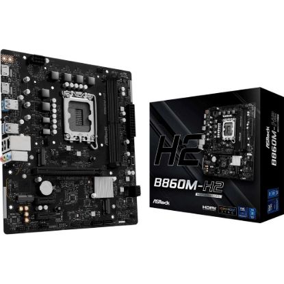 Obrázek ASRock MB Sc LGA1851 B860M- H2, Intel B860, 2xDDR5, 2xHDMI, mATX