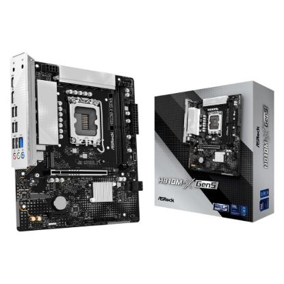 Obrázek ASRock MB Sc LGA1851 H810M- X Gen5, Intel H810, 2xDDR5, 1xDP, 1xHDMI, mATX