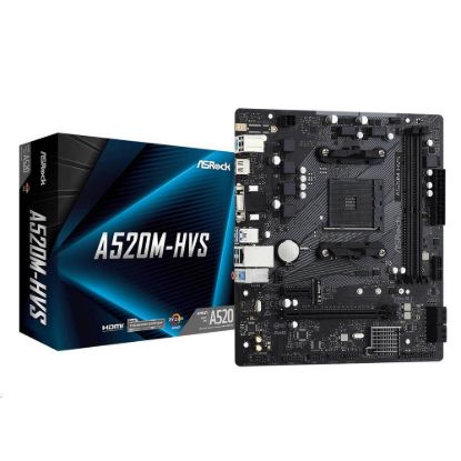 Obrázek ASRock MB Sc AM4 A520M- HVS, AMD A520M, 2xDDR4, HDMI