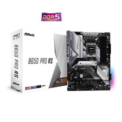 Obrázek ASRock MB Sc AM5 B650 PRO RS, AMD B650, 4xDDR5, 1xDP, 1xHDMI