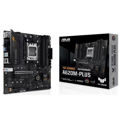 Obrázek ASUS MB Sc AM5 TUF GAMING A620M- PLUS, AMD A620, 4xDDR5, 1xHDMI, 2xDP, mATX