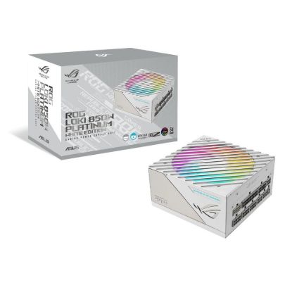 Obrázek ASUS zdroj ROG Loki SFX- L 850 W White Edition, 80+ Platinum, ARGB