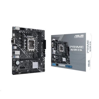 Obrázek ASUS MB Sc LGA1700 PRIME H610M- D DDR4, Intel H610, 2xDDR4, 1xHDMI, 1xVGA, mATX