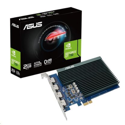 Obrázek ASUS VGA NVIDIA GeForce GT 730 2G, 2G GDDR5, 4xHDMI
