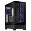 Obrázek ASUS case A31 PLUS TG ARGB, Mid Tower, Průhledná bočnice, 4 x 120mm ARGB Fan, ARGB Hub, černá