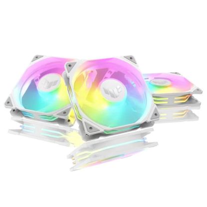 Obrázek ASUS ventilátor TUF GAMING TR120 ARGB Reverse, 3 x 120mm, bílá