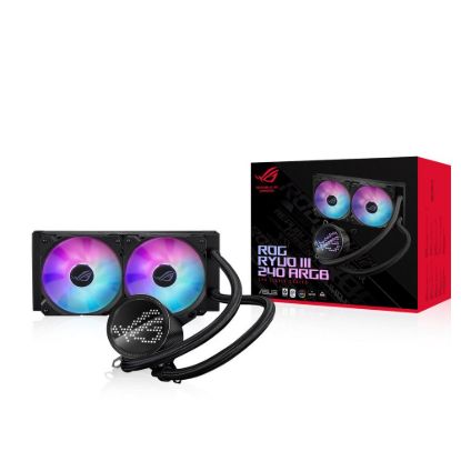 Obrázek ASUS vodní chladič CPU AIO ROG RYUO III 240 ARGB, 2 x 120mm, LGA1851, AM5
